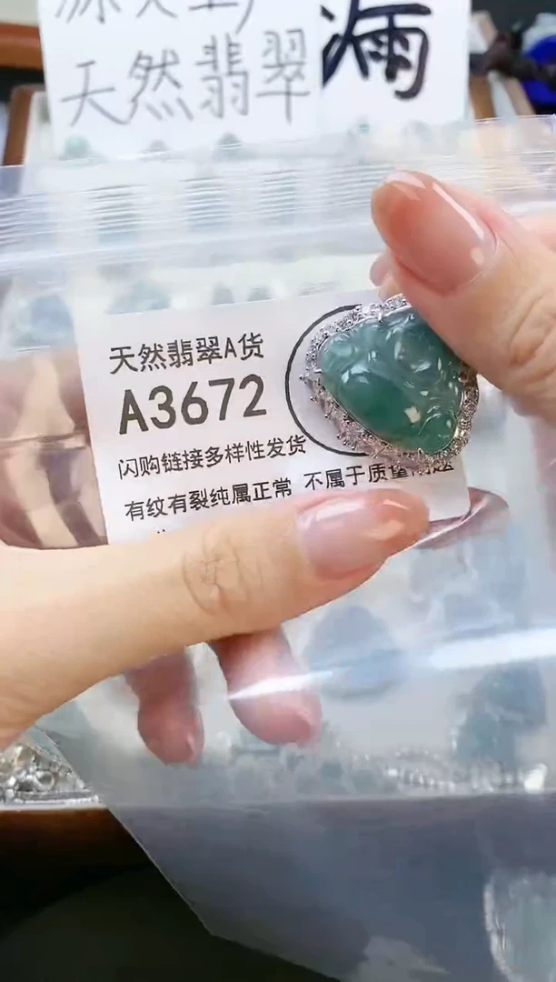 【闪购商品】翡翠颈饰未镶嵌天然翡翠A货88888