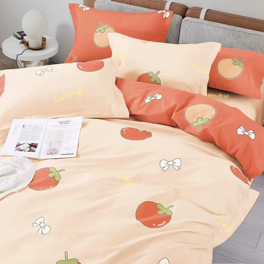 柿柿如意 | 李李纯棉定制 磨绒床品 亲肤 加厚柔软高级