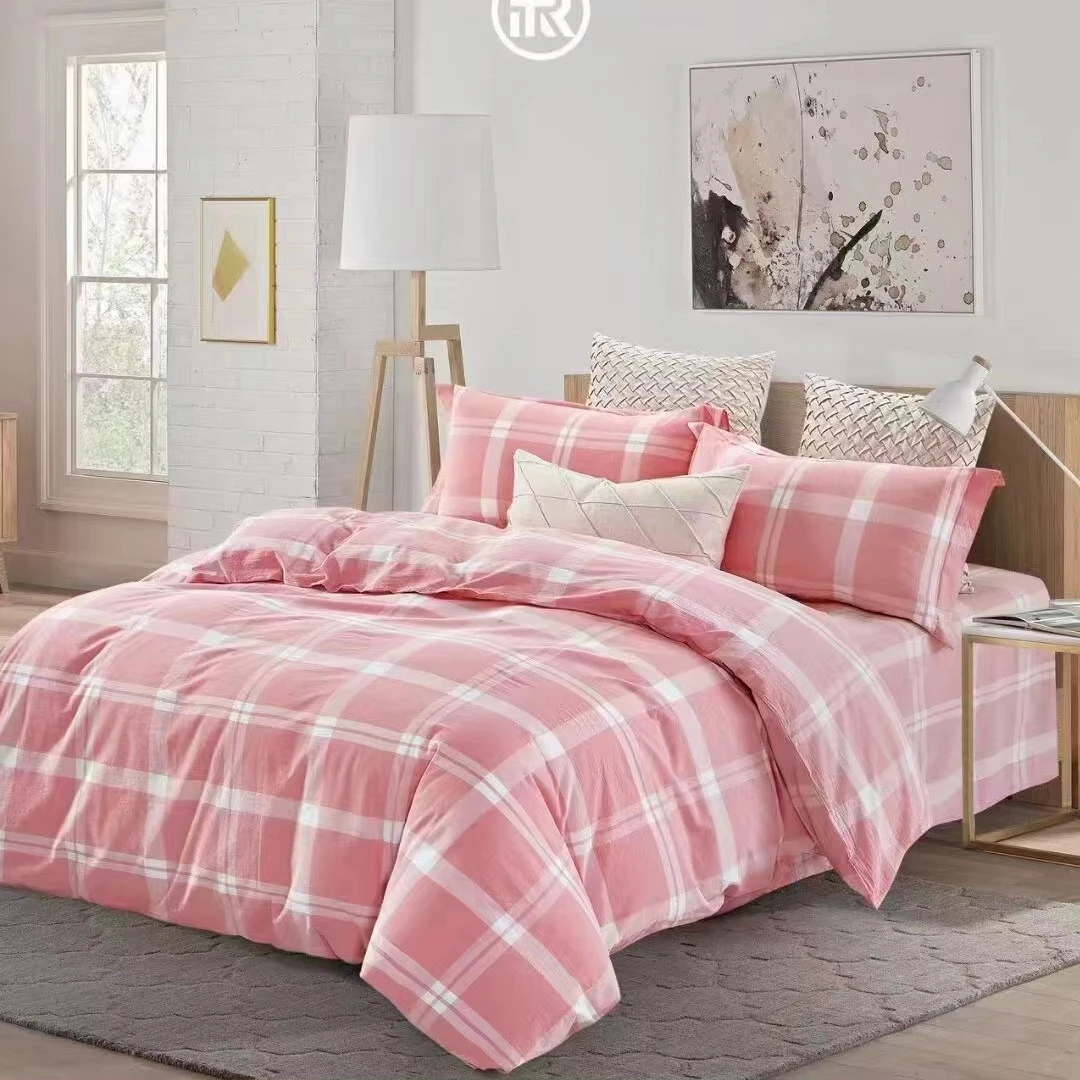 水洗棉 多伦多 粉色 | 李李纯棉定制 水洗棉 简约高端