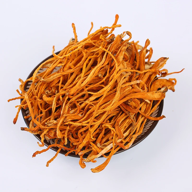 甄选无硫虫草花干货正品饱满北虫草菌菇煲汤营养汤鲜美食用菌包邮