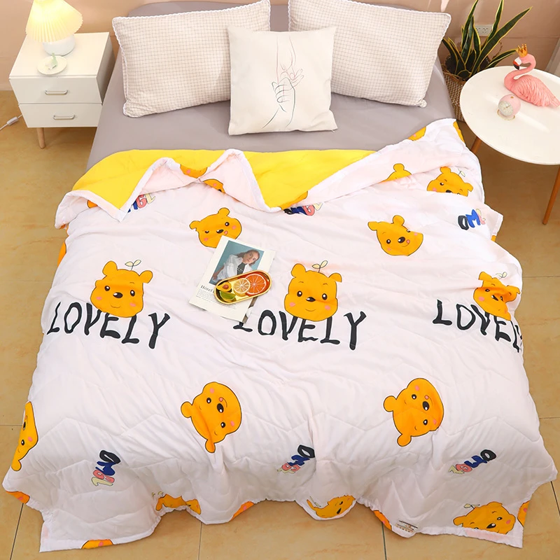 【好物推荐】小浣熊图案儿童水洗夏凉被1.1*1.5m