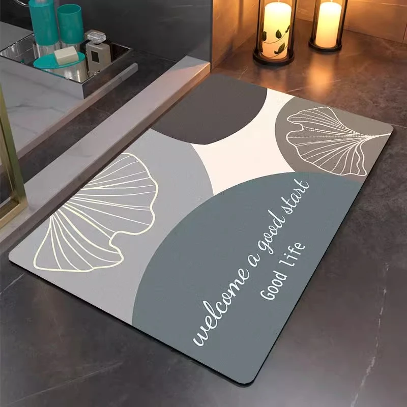 硅藻泥地垫吸水防滑垫厨房脚垫子卫生间防滑垫门口速干浴室吸水垫