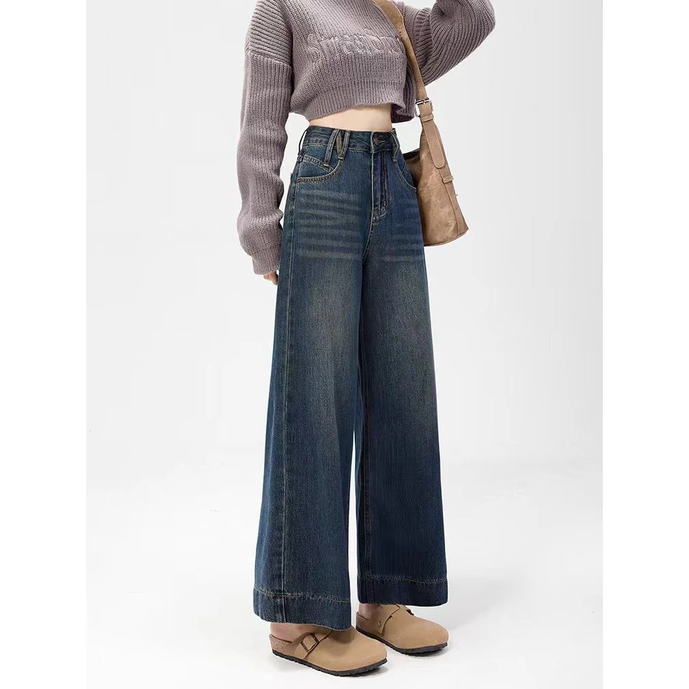 【春夏】默认瑕疵高货新款韩版女装宽松显瘦牛仔裤工厂尾货