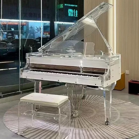 文森威尔曼/水晶三角钢琴精致高颜值显高键高级全套静音