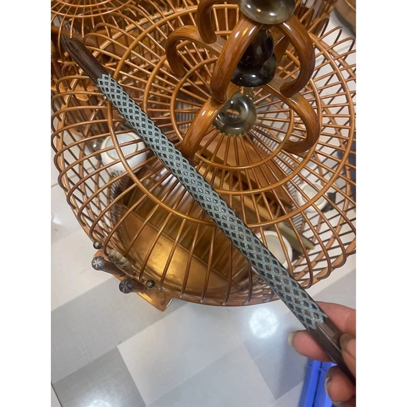 鸣中雀【88黑檀木弹簧磨嘴杠磨嘴专家】广笼站杠砂棍砂杆