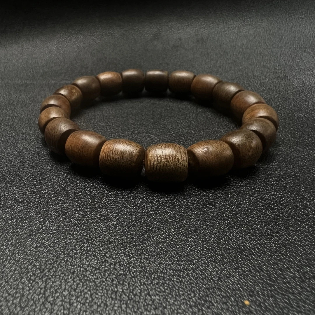 B01白棋桶珠1.0单圈手串