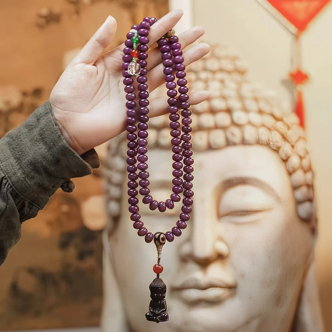【一生精选】紫气东来 菩提108颗8*10 宝宝佛