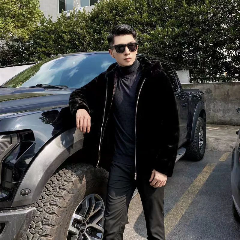 【正品】2025新款男冬季加绒加厚保大衣外套