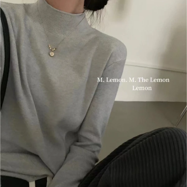 半领打底长袖T恤8649