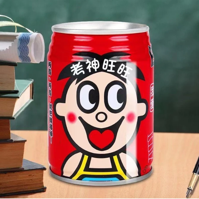 旺仔牛奶复原乳定制用品定制罐体刻字祝福礼物生日乔迁庆典礼品