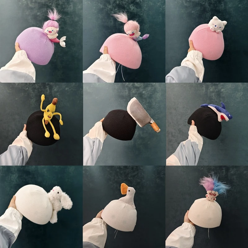 滑雪头盔套装饰保暖马术头盔帽套儿童男女情侣帽罩帽子手工缝制