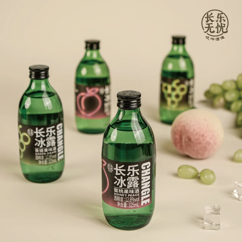 长乐冰露清酒混合果味12.8度烧酒微醺女士小酒纯酿食酿造低度送礼