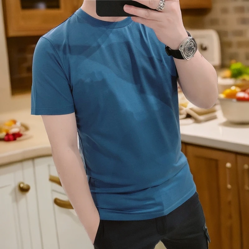 男士高品质圆领毛衣  696