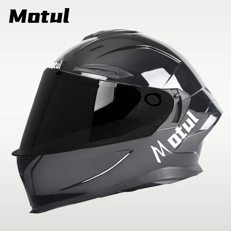MOTUL全盔头盔镜片MOTUL-803型号炫彩-镀银-黑茶-透明