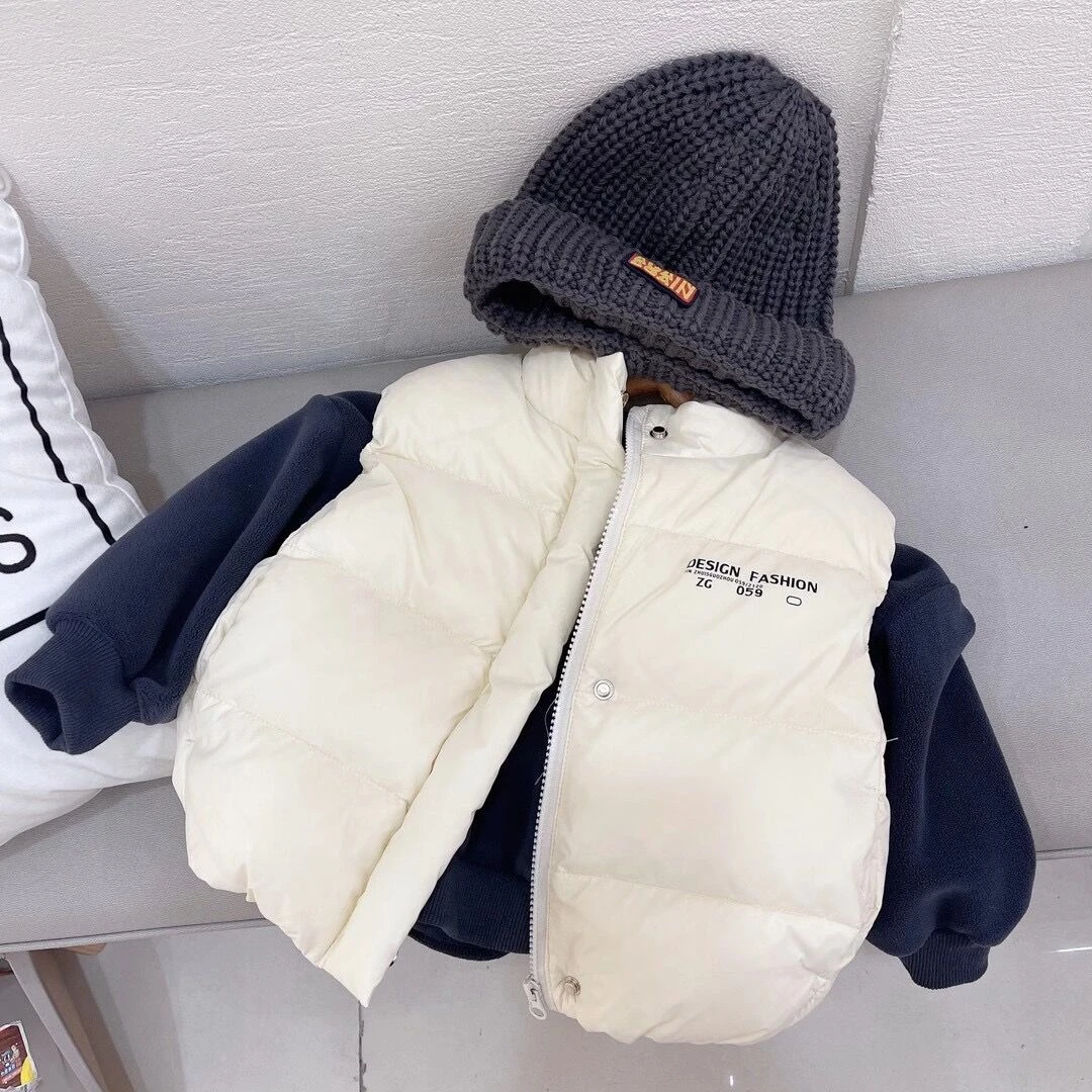 反季正品儿童羽绒马甲女童外穿背心婴幼儿小宝宝秋冬加厚男童马夹