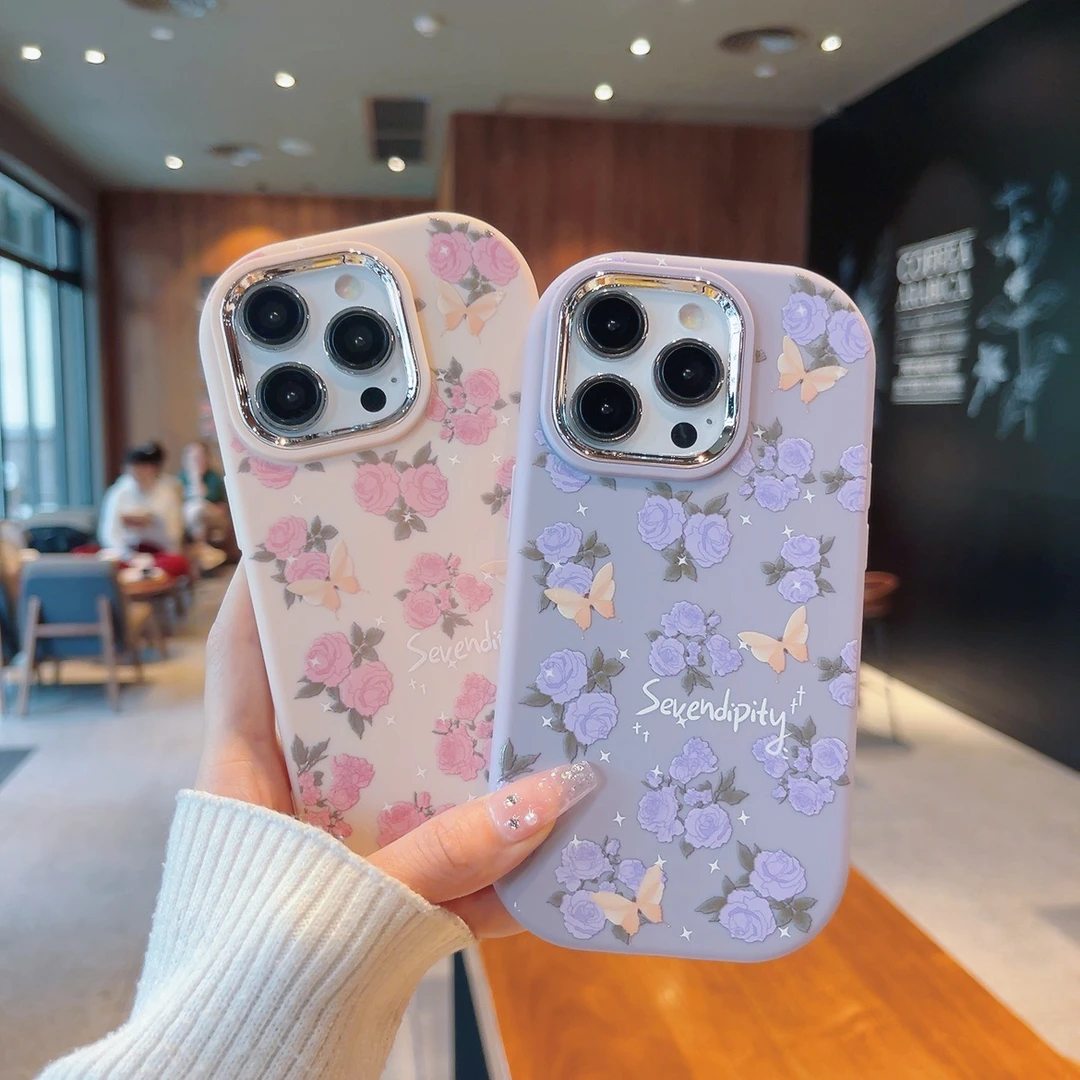 银镜小胖墩适用苹果15/iPhone/华为荣耀/oppo手机壳包边个性防摔