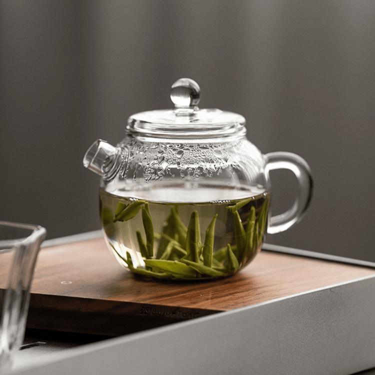 瓷造 明珠壶220ML高硼硅茶壶耐高温小单壶红茶绿茶器玻璃小钢炮