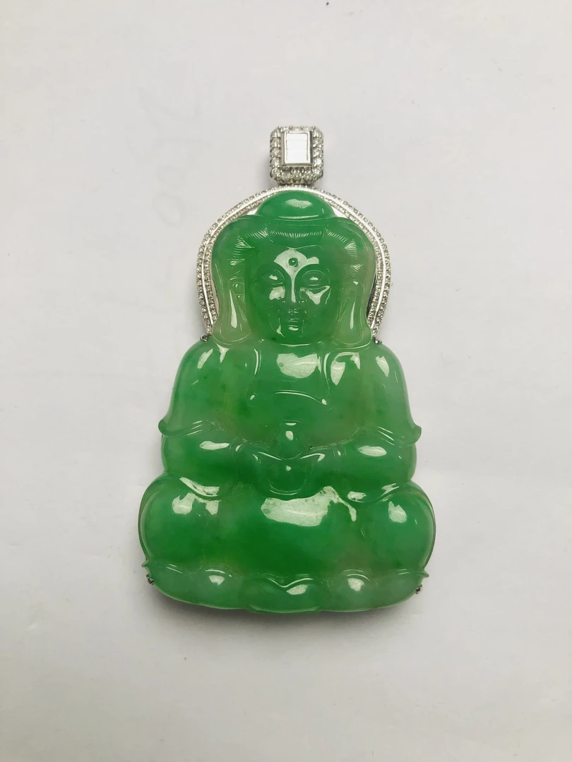 缅甸翡翠吊坠挂件