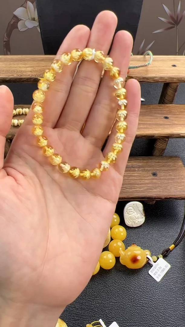 【闪购商品】琥珀裸石未镶嵌11123845-手串任意发一件
