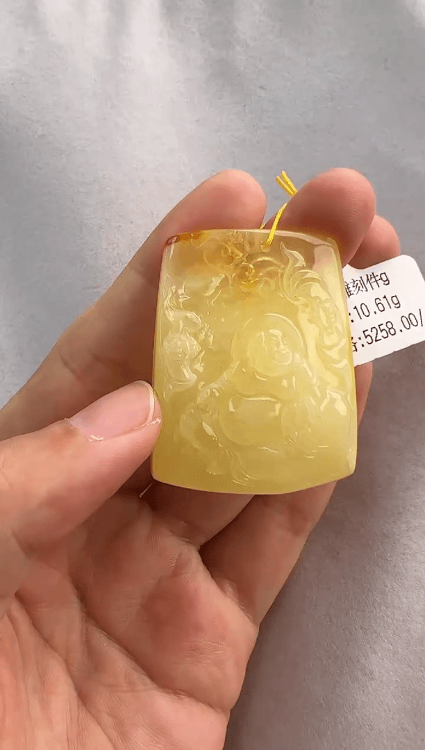 【闪购商品】琥珀裸石未镶嵌1721129-吊坠