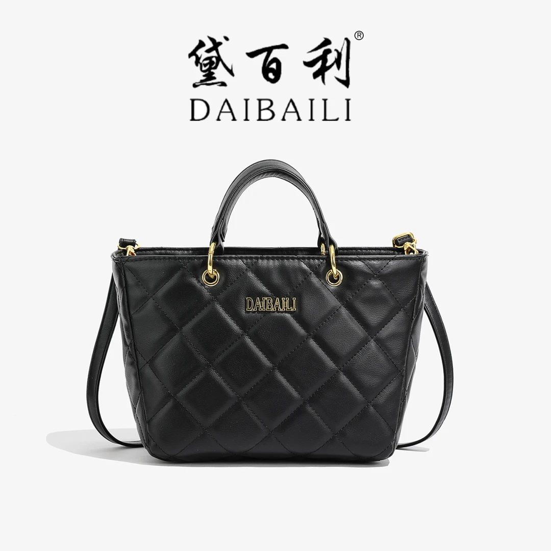B19秋冬季新款女包时尚潮流单肩斜挎休闲百搭包包女士轻奢
