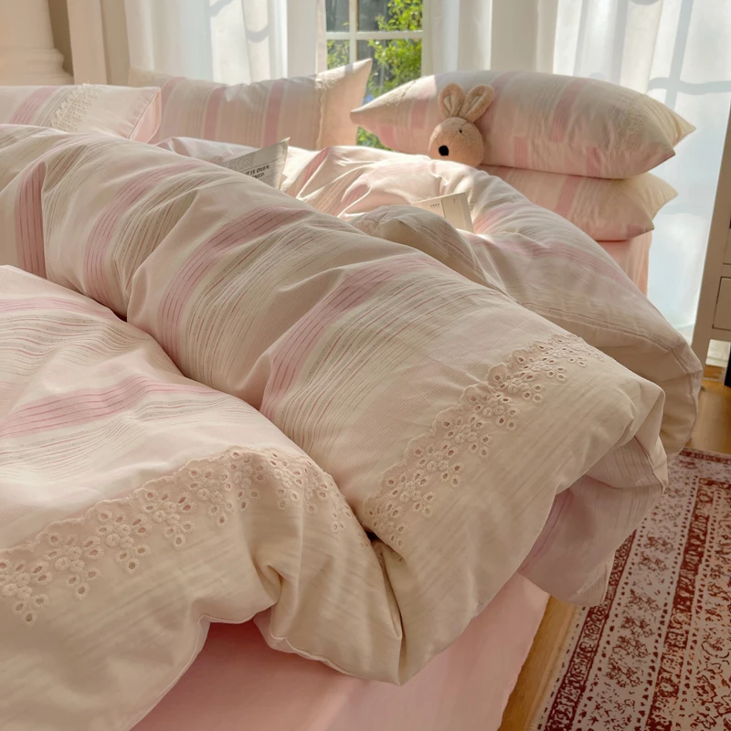 2024新款全棉纯棉韩系四件套