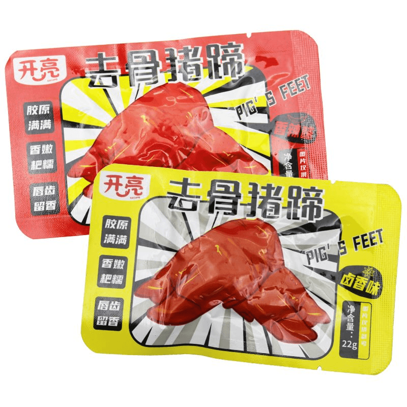 买5包送5包脱骨猪蹄零食小袋装10袋每袋..