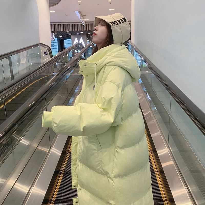 波司豋加厚面包服羽绒服衣棉服女韩版宽松冬季外套中长款棉袄2023