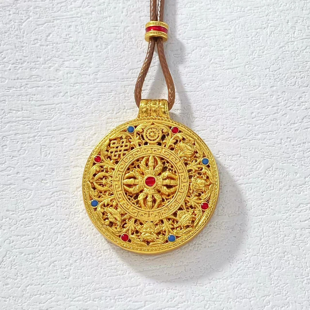 铜合金项链 木木（RZ5988) 68厘米 古法罗盘项链