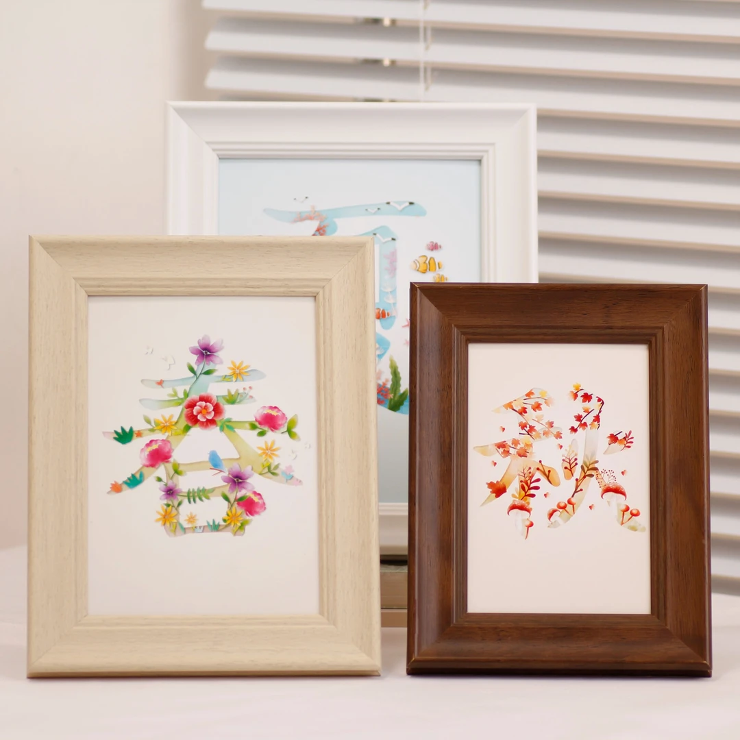 【量大优惠】相框摆台过塑长正方形单面立体树脂相框古典优质高级感