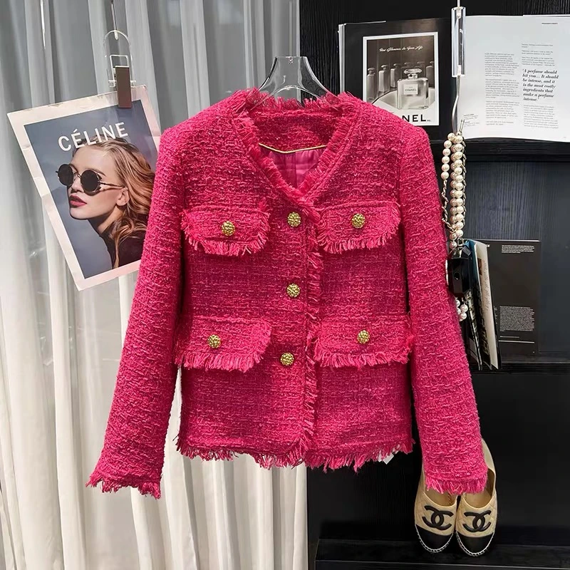 【独设】时尚优雅轻奢百搭小香风外套洋气高档气质短外套2308332