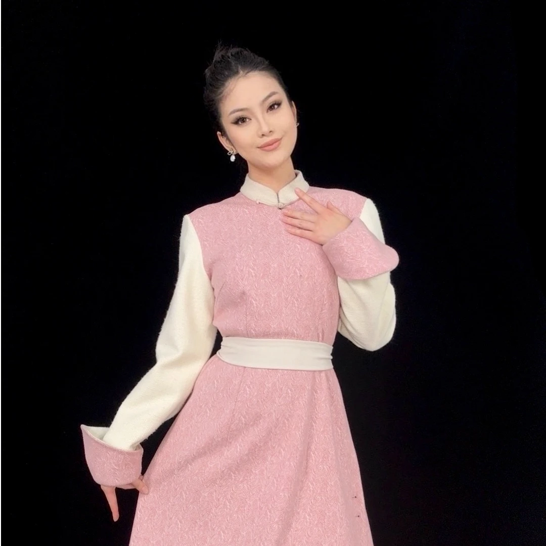 【黛尔玛精品服饰1】秋季新款呢子气质显瘦时尚长袖民族风外套X9901