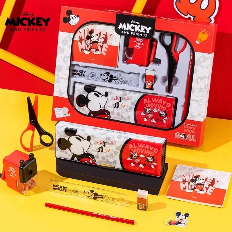 Disney/迪士尼文具套装小学生文具礼盒学生专用米奇款DM6049M1