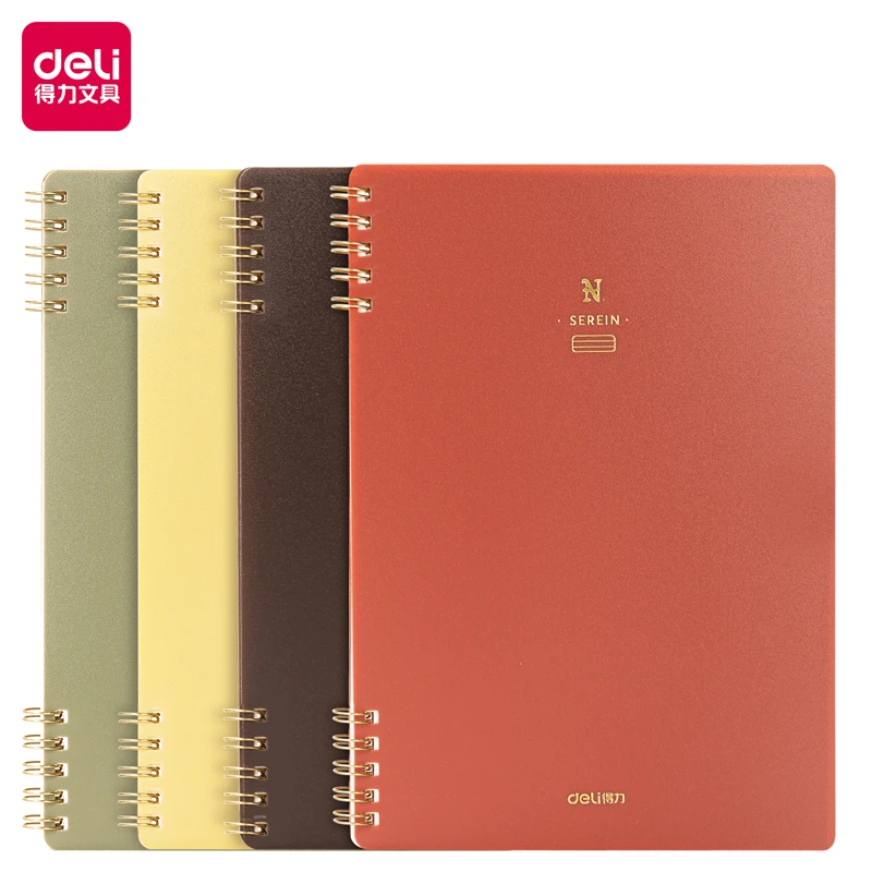 Deli/得力xx GLPA550螺旋本 2本+ 24501 1本