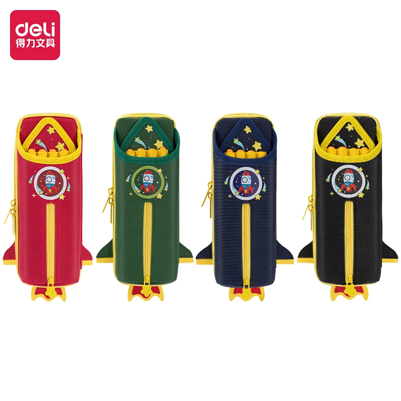 Deli/得力BC181笔盒式潮酷多用途笔袋(混)(个)
