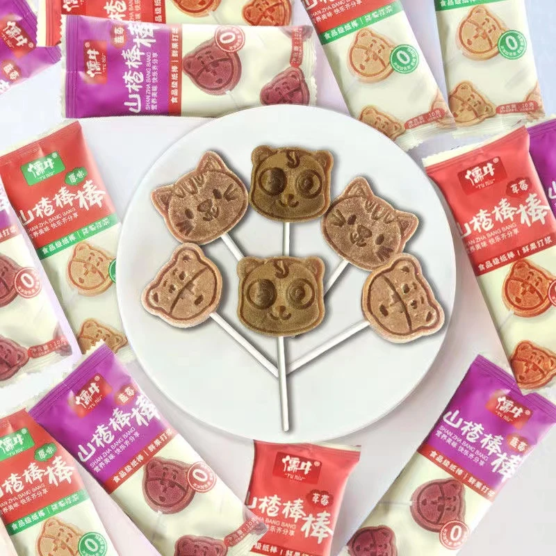 【儒牛山楂】儿童开胃零食零添加山楂条果丹皮棒棒糖