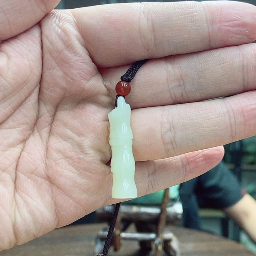 【闪购商品】蛇纹石玉颈饰竹节任选其一未镶嵌