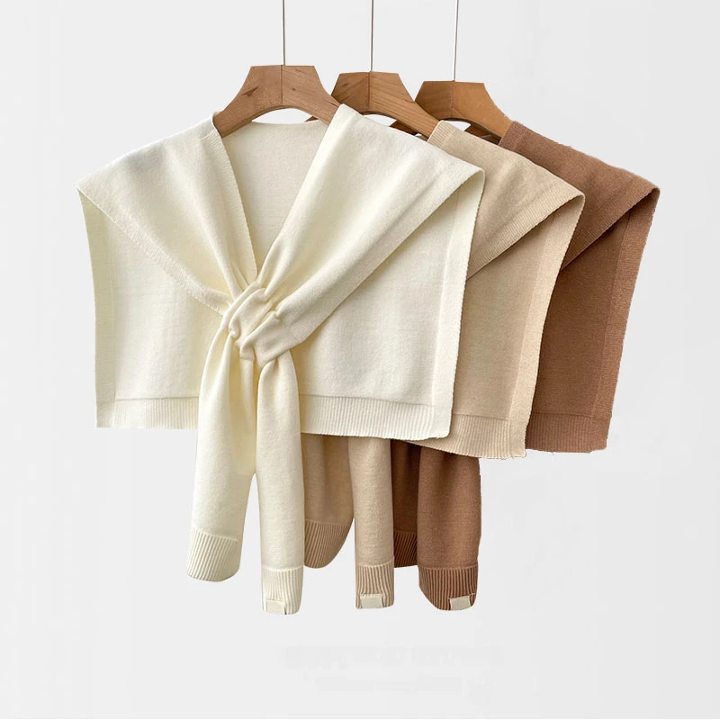 LoveislongLoveislong懒人交叉高档洋气外搭女爆款新款围巾