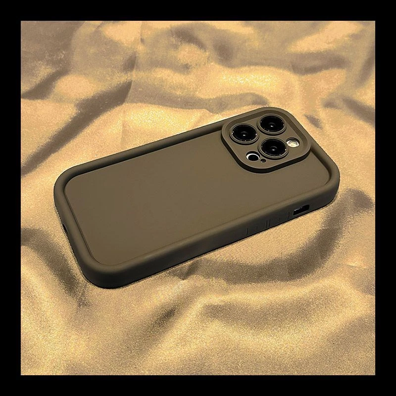 加厚防摔苹果14Promax手机壳iPhone13全包简约xs新款12软壳11纯色