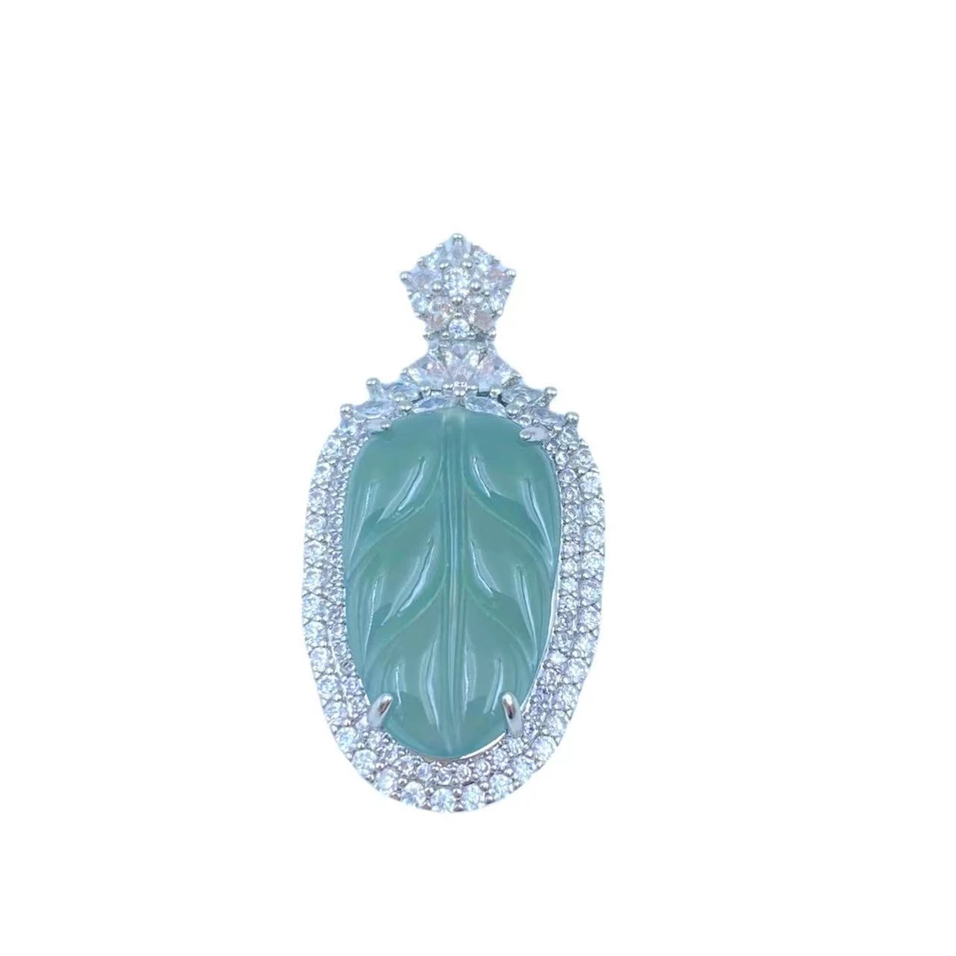 翡翠气质叶子吊坠F832X，F857X，F811x，F809X合金多样性发