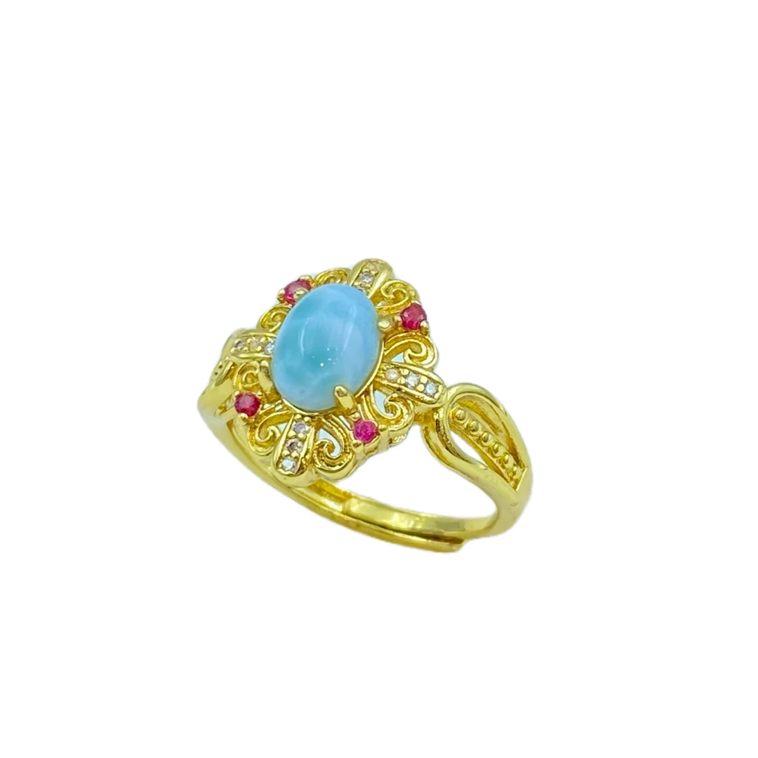 海纹石戒指A151X合金