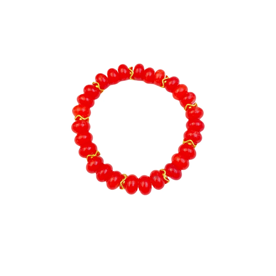 红锦天玛瑙手链S1132X合金