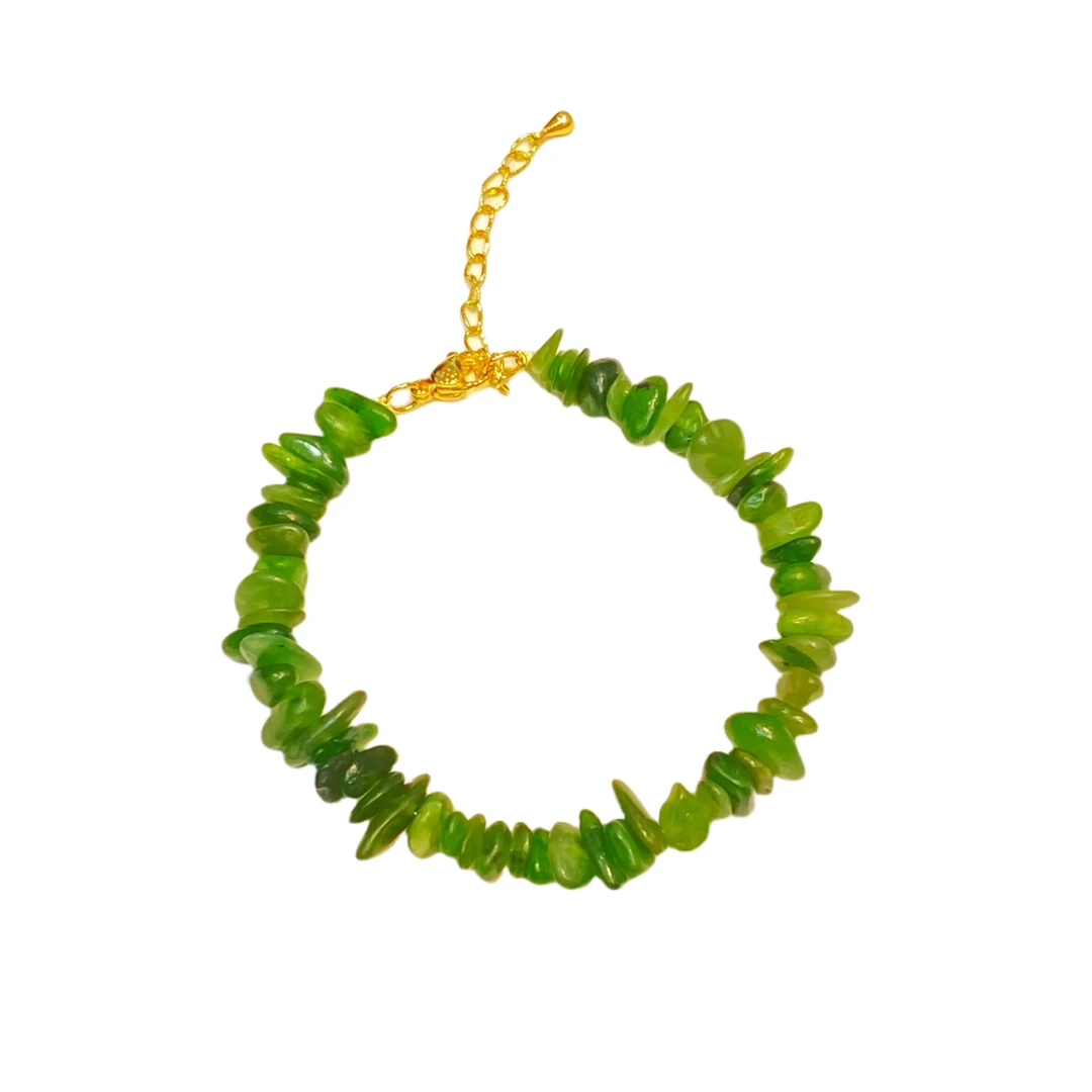 和田玉国风湖水绿手链S1112X，C07-02(DX)合金