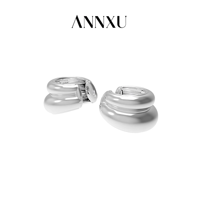 ANNXU 铜合金耳饰 【张艺兴同款】无序光寻耳夹气质时尚小众耳饰