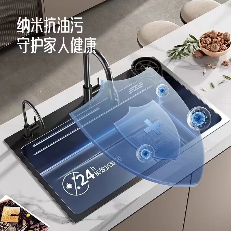 网红手工水槽不锈钢刷碗盆