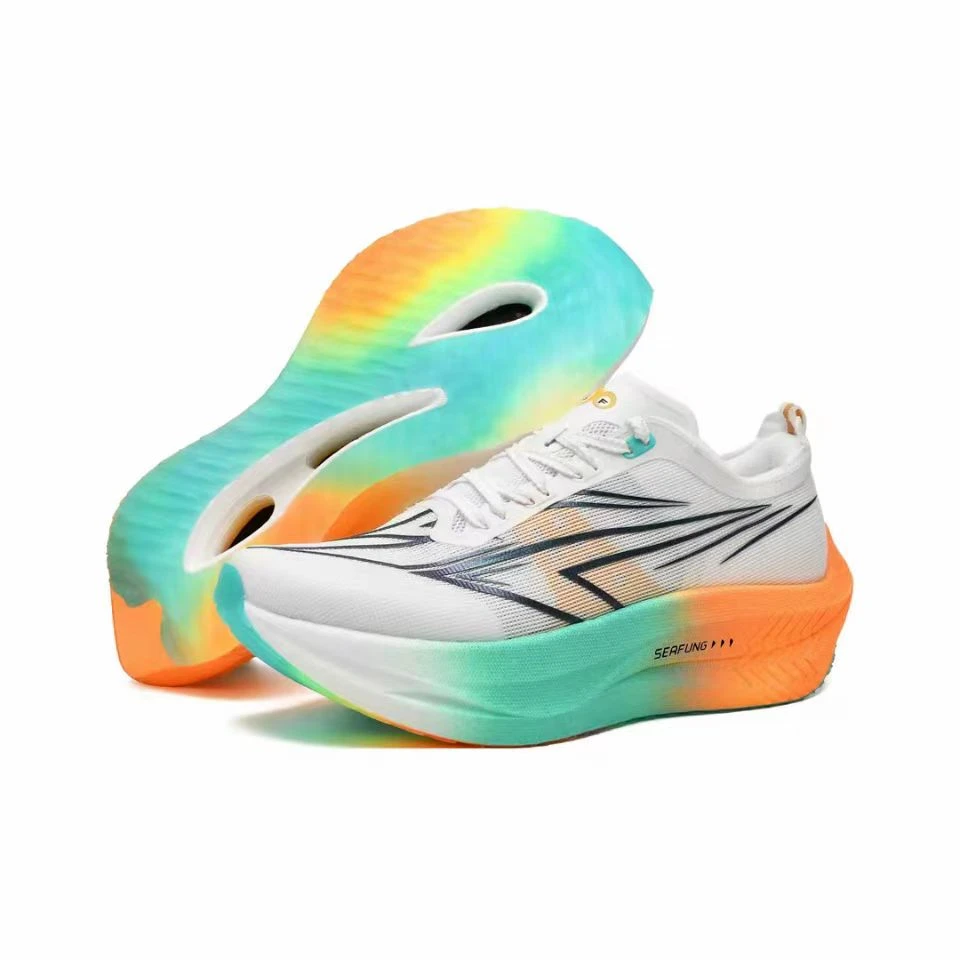 SEAFUNG疾闪1.0全掌碳板跑鞋竞速青少年减震体测学生专业跑步鞋