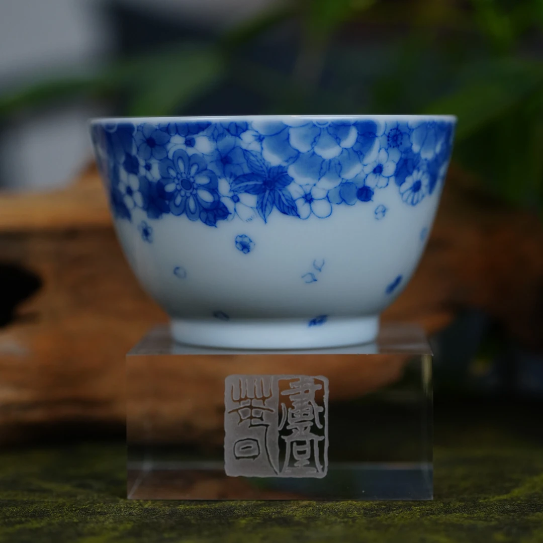 画堂春青花万花花神杯