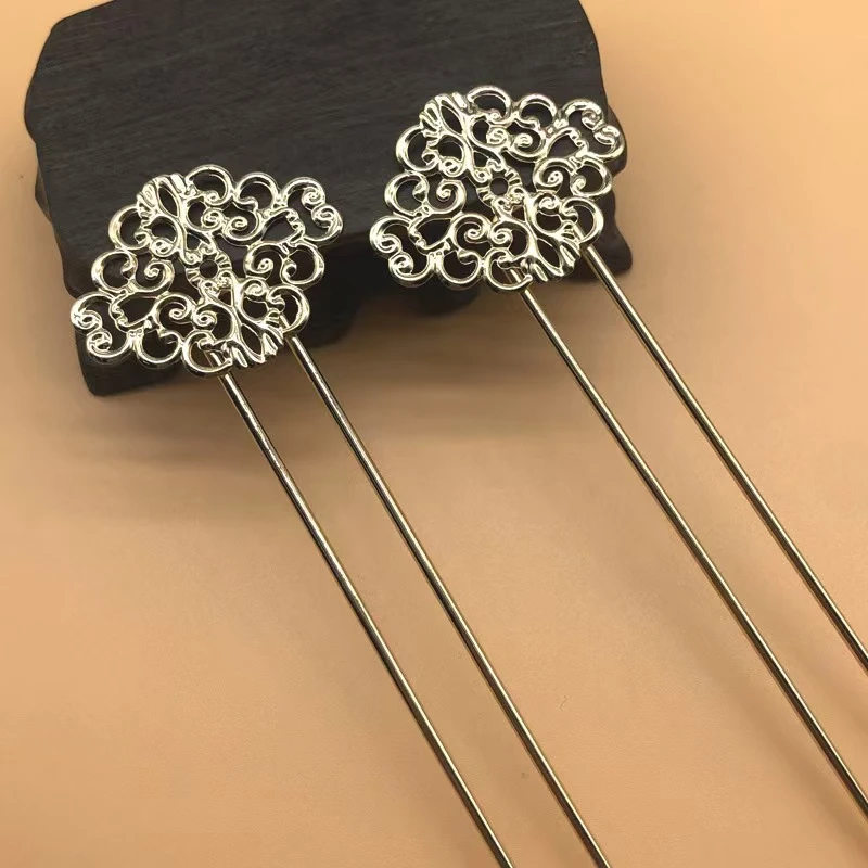 《燕子家》古风diy饰品配件新款合金宫廷头饰步摇发簪挂件材料团扇