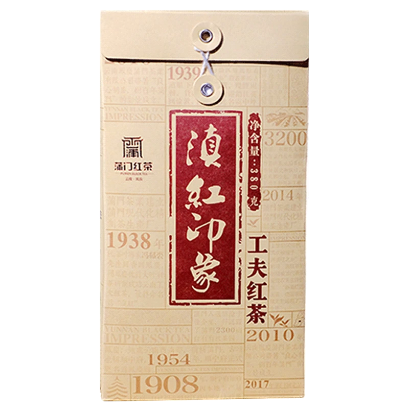 蒲门滇红印象云南凤庆滇红茶特级红茶经典58工夫红茶散装380g/盒