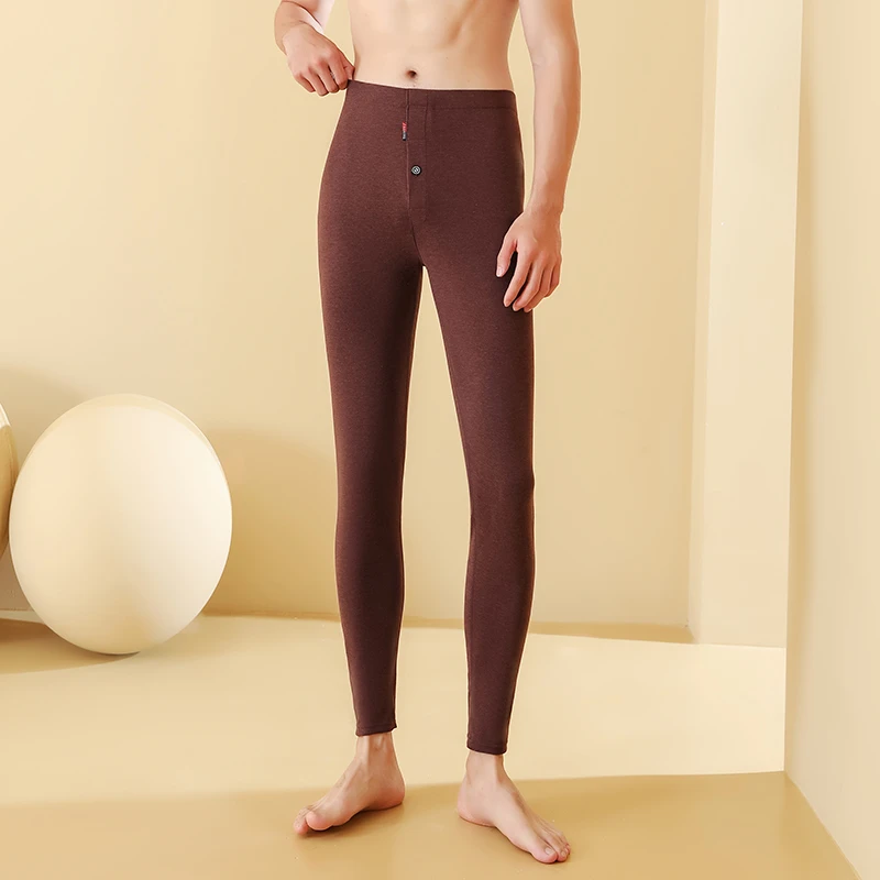 （两条）保暖裤男款秋冬季男士秋裤新款无痕内穿打底线裤